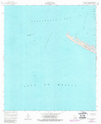 Cat Island Pass 1953 topographic map thumbnail
