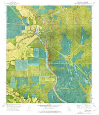 Catahoula 1973 topographic map thumbnail