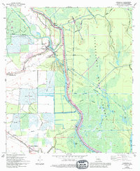 Catahoula 1973 topographic map thumbnail