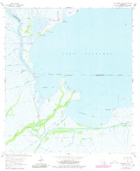 Catahoula Bay 1963 topographic map thumbnail