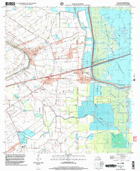 Cecilia 1998 topographic map thumbnail