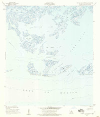 Central Isles Dernieres 1953 topographic map thumbnail