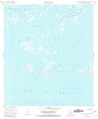 Central Isles Dernieres 1953 topographic map thumbnail