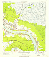 Chalmette 1951 topographic map thumbnail