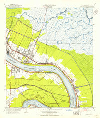 Chalmette 1951 topographic map thumbnail