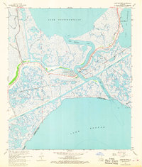 Chef Menteur 1967 topographic map preview