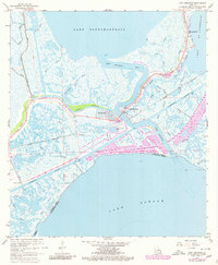 Chef Menteur 1967 topographic map preview