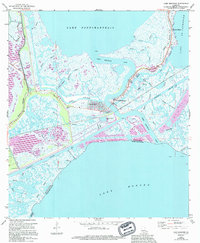 Chef Menteur 1967 topographic map preview