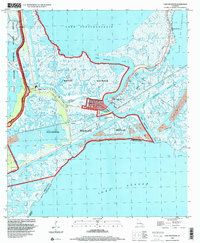 Chef Menteur 1998 topographic map thumbnail