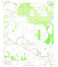 Cheneyville 1972 topographic map thumbnail