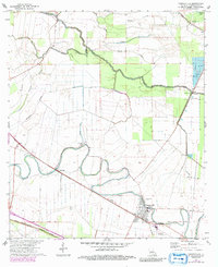Cheneyville 1972 topographic map thumbnail