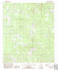 Chestnut 1986 topographic map preview