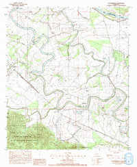 Cloutierville 1983 topographic map thumbnail
