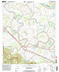 Cloutierville 2003 topographic map thumbnail