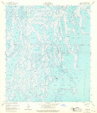 Cocodrie 1957 topographic map thumbnail