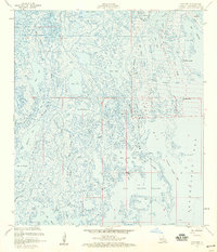 Cocodrie 1957 topographic map thumbnail