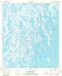 Cocodrie 1957 topographic map thumbnail