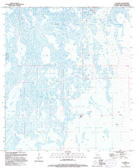 Cocodrie 1994 topographic map thumbnail