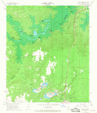Cocodrie Lake 1967 topographic map thumbnail