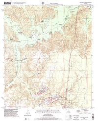 Cocodrie Lake 1998 topographic map thumbnail
