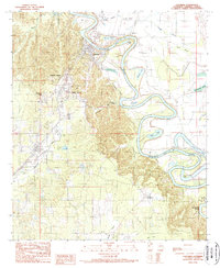 Columbia 1989 topographic map thumbnail