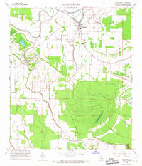 Cottonport 1966 topographic map thumbnail