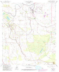 Cottonport 1966 topographic map thumbnail