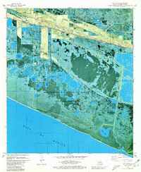 Cow Island 1979 topographic map thumbnail
