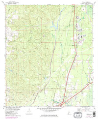 Creola 1982 topographic map thumbnail