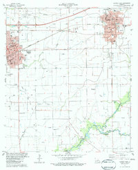 Crowley East 1983 topographic map thumbnail