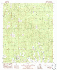 Curr Creek 1985 topographic map thumbnail