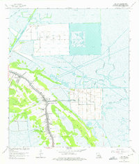 Cut Off 1963 topographic map thumbnail