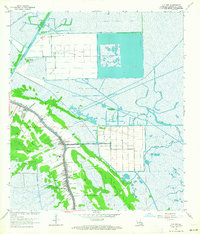 Cut Off 1963 topographic map thumbnail