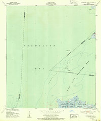 Cypremort Point 1948 topographic map thumbnail