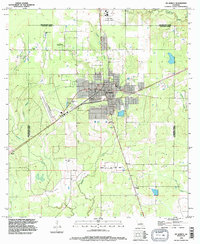 De Quincy topographic map thumbnail