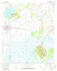 Delcambre 1963 topographic map thumbnail