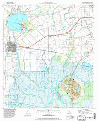 Delcambre 1994 topographic map thumbnail