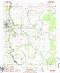 Delhi 1986 topographic map thumbnail