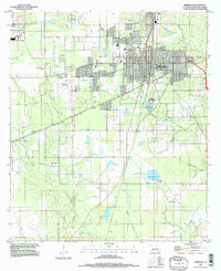 Deridder 1984 topographic map thumbnail
