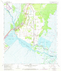 Des Allemands 1967 topographic map thumbnail