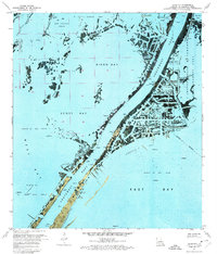 Dixon Bay 1971 topographic map thumbnail