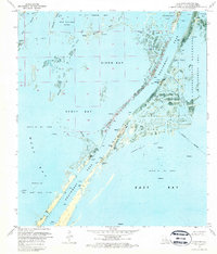 Dixon Bay 1971 topographic map thumbnail