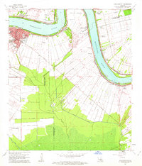 Donaldsonville 1962 topographic map thumbnail