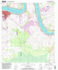 Donaldsonville 1999 topographic map thumbnail