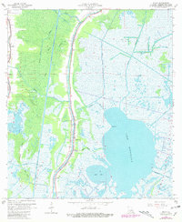 Dulac 1964 topographic map thumbnail