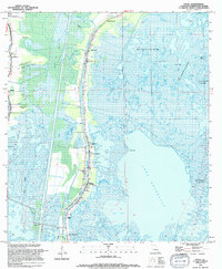 Dulac 1994 topographic map thumbnail