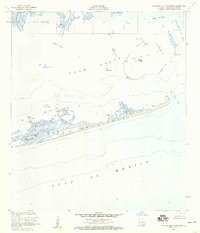 Eastern Isles Dernieres 1953 topographic map thumbnail