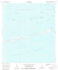 Eastern Isles Dernieres 1953 topographic map thumbnail