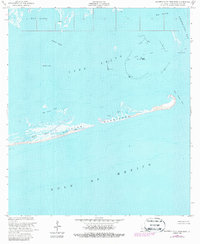 Eastern Isles Dernieres 1953 topographic map thumbnail