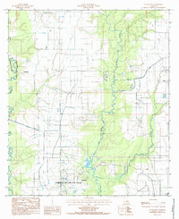 Evangeline 1985 topographic map thumbnail